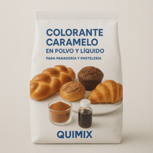 Colorante Caramelo en Polvo y Líquido para Panadería y Pastelería QUIMIX
