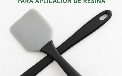 Espátula de Silicona para Aplicación de Resina