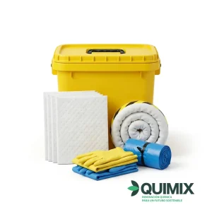 Kit Antiderrame Para Productos Quimicos Seguridad Industrial Quimix